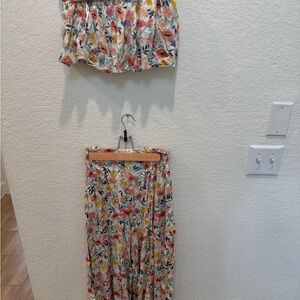 Rip Curl Multicolor Floral Women's Top and Skirt Set